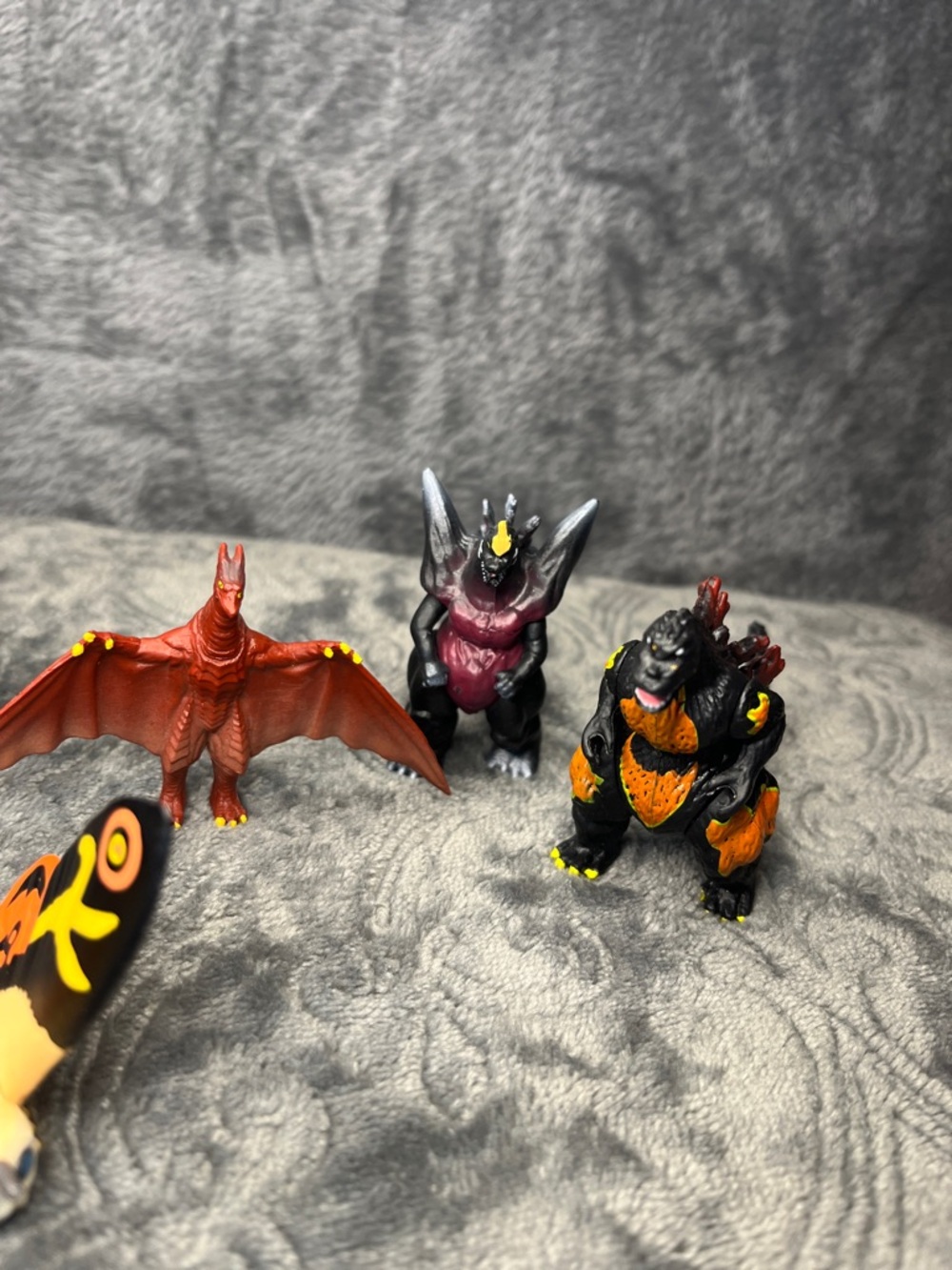 Kids Monster Action Figure Playset - Orange, Black & Cream Figures - Picture 2 of 4